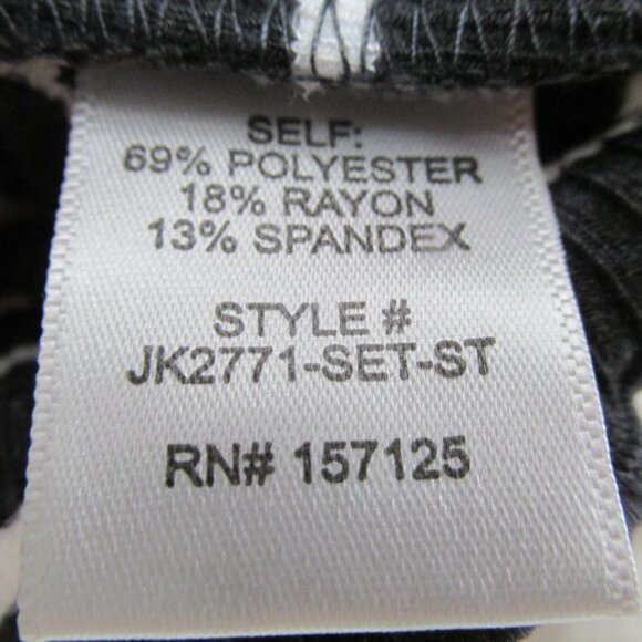 Paperoc Sleeveless Crop Top Belly Shirt Womens Medium Gray Striped Pullover Top‎ - Picture 3 of 4